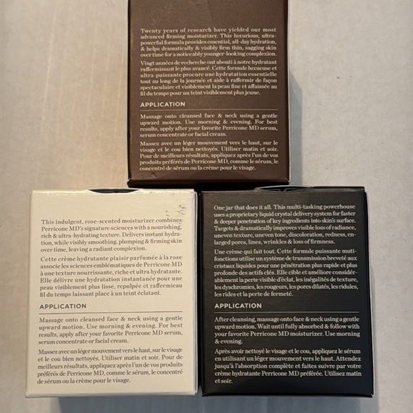 NEW Perricone MD Bundle Cold Plasma +, Face Finishing/Neuropeptide Moisturizers - Picture 3 of 7